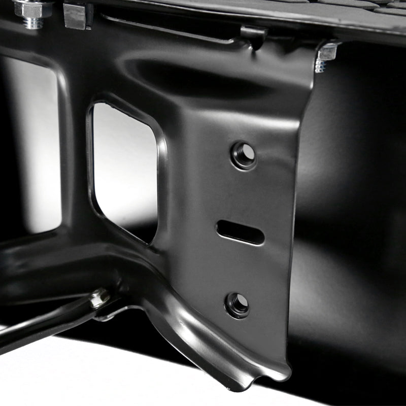 2009-2018 Dodge RAM 1500/ 2010-2012 RAM 2500/3500 Black Stainless Steel Replacement Factory Style Rear Step Bumper w/ License Lamps