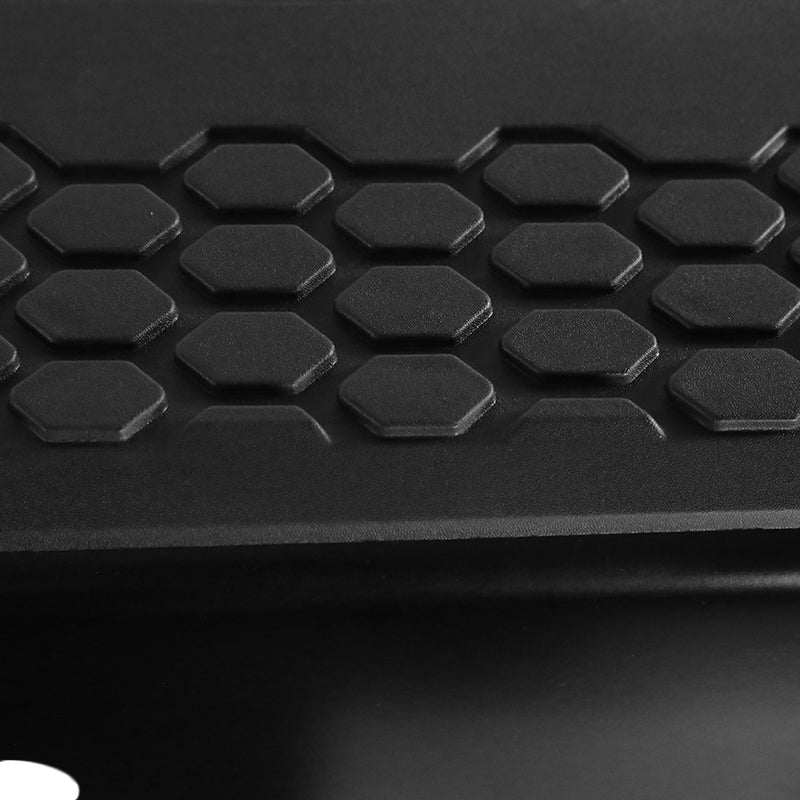 2009-2018 Dodge RAM 1500/2500/3500 Black Stainless Steel Factory Style Replacement Rear Step Bumper w/ License Lamp & Sensor Holes