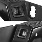 2009-2018 Dodge RAM 1500/2500/3500 Black Stainless Steel Factory Style Replacement Rear Step Bumper w/ License Lamp & Sensor Holes