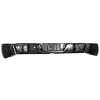 2009-2018 Dodge RAM 1500/2500/3500 Black Stainless Steel Factory Style Replacement Rear Step Bumper w/ License Lamp & Sensor Holes