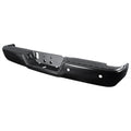 2009-2018 Dodge RAM 1500/2500/3500 Black Stainless Steel Factory Style Replacement Rear Step Bumper w/ License Lamp & Sensor Holes