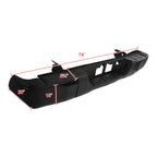 2014-2018 Toyota Tundra Black Stainless Steel OEM Style Replacement Rear Step Bumper w/ License Lamp