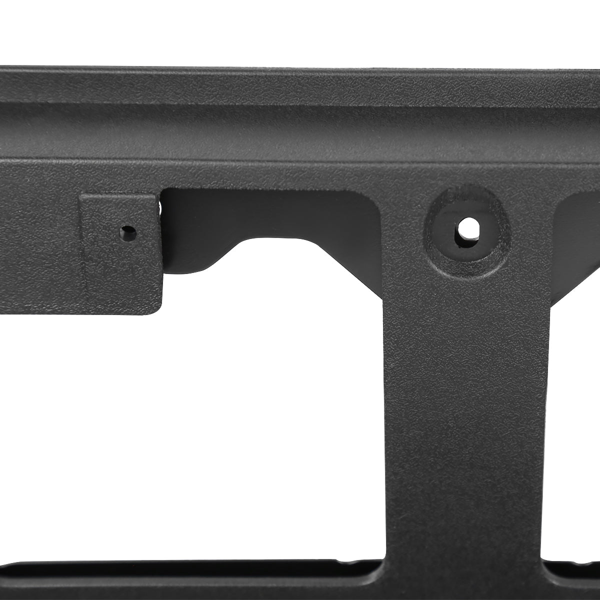 2014-2018 Toyota Tundra Black Stainless Steel OEM Style Replacement Rear Step Bumper w/ License Lamp