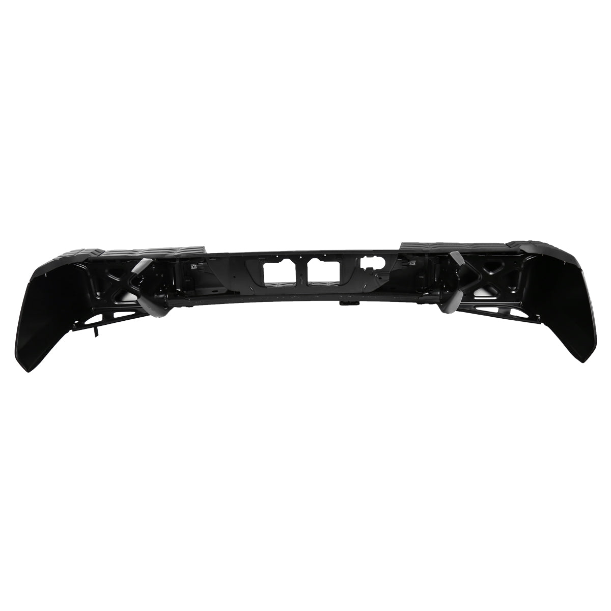 2014-2018 Toyota Tundra Black Stainless Steel OEM Style Replacement Rear Step Bumper w/ License Lamp