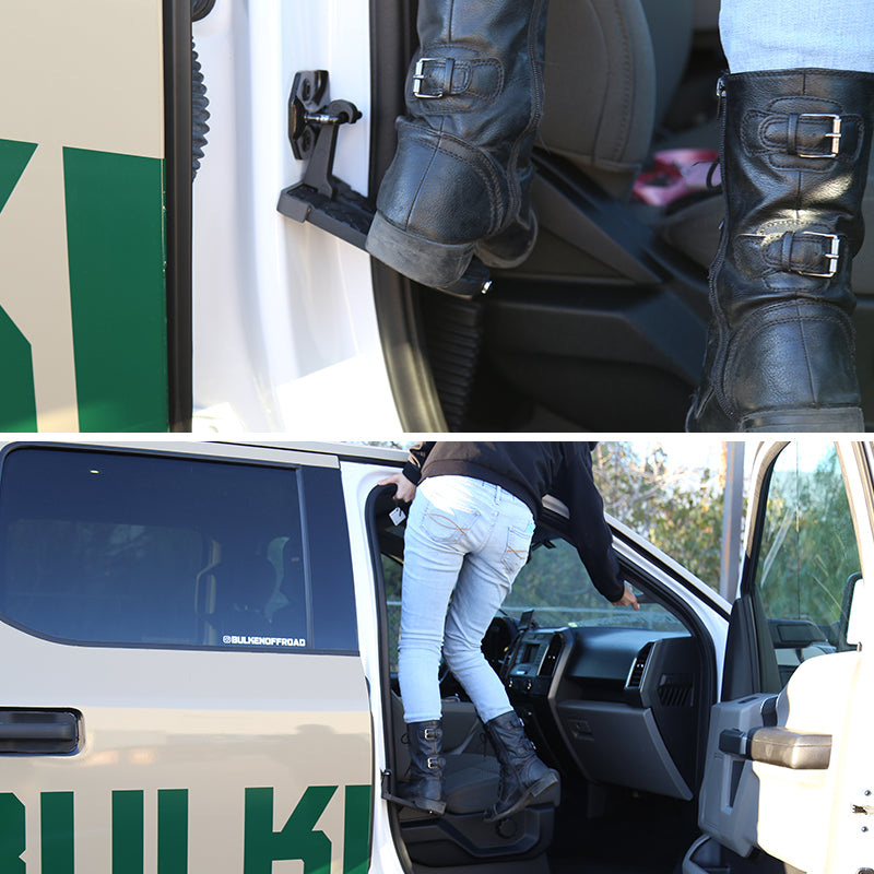 Universal Black Car Door Step
