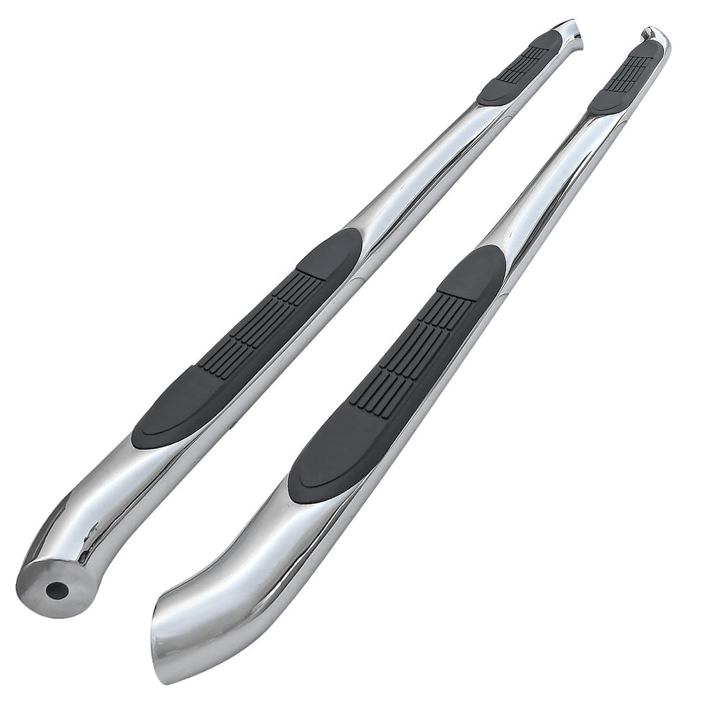 2007-2014 GMC Arcadia/ Buick Enclave/ Saturn Outlook/ Chevrolet Traverse 3" Chrome S/S Side Step Nerf Bars