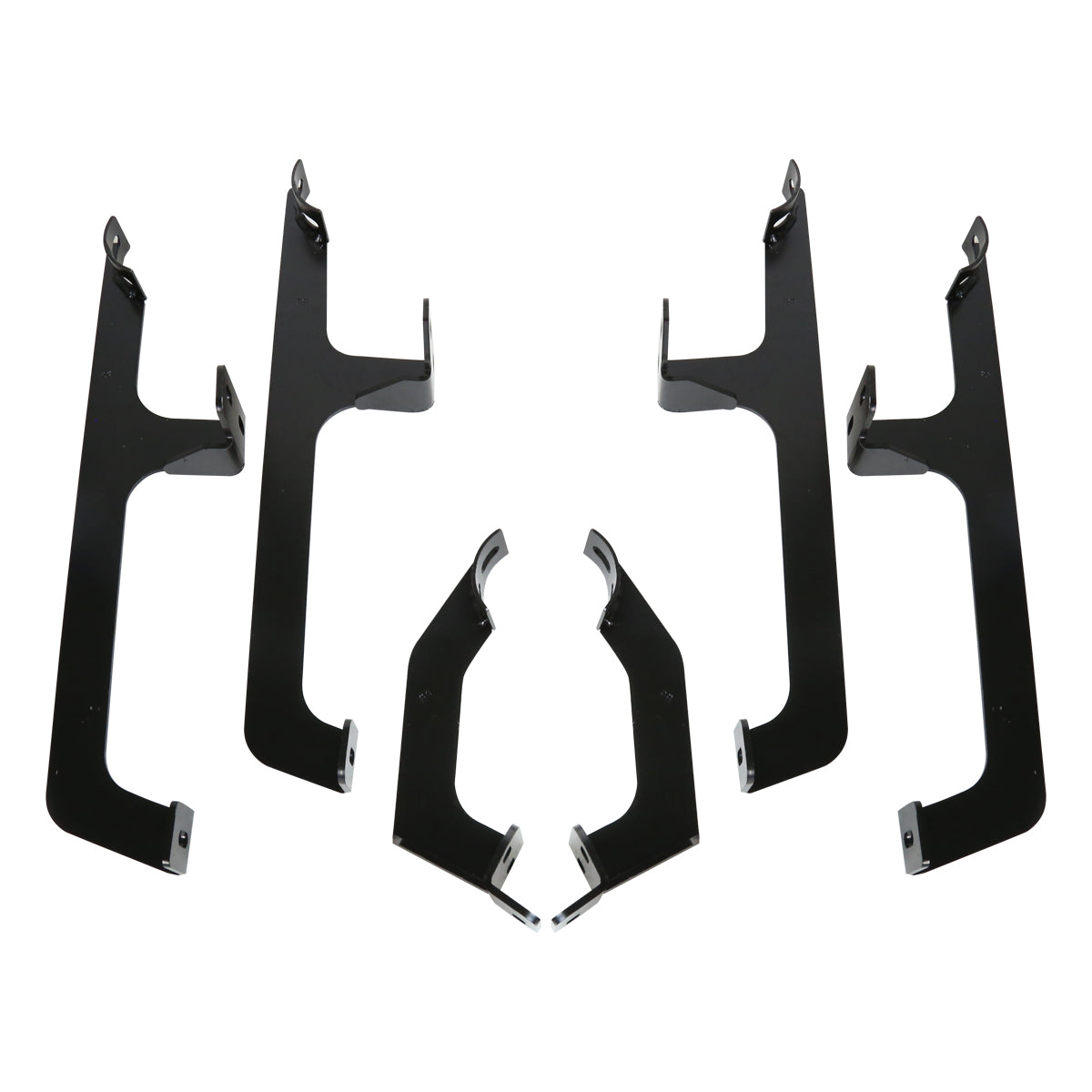 2017-2021 Honda CR-V 3" Black Stainless Steel Round Side Step Nerf Bars