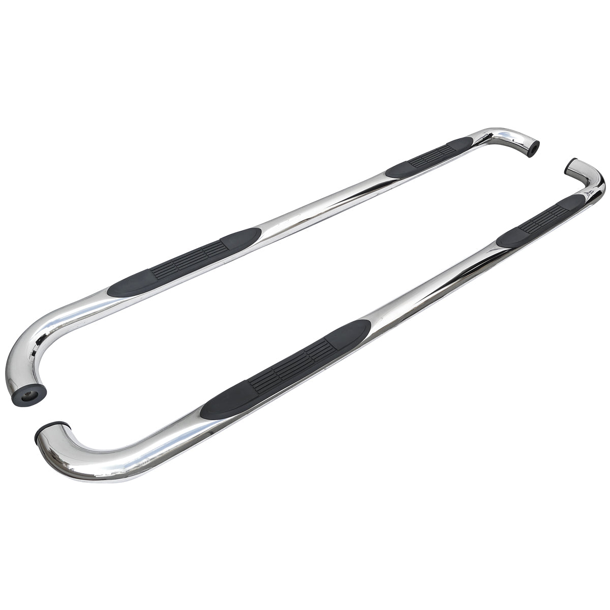 2000-2004 Dodge Dakota Quad Cab 3" Chrome Stainless Steel Side Step Nerf Bars