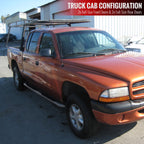 2000-2004 Dodge Dakota Quad Cab 3" Chrome Stainless Steel Side Step Nerf Bars