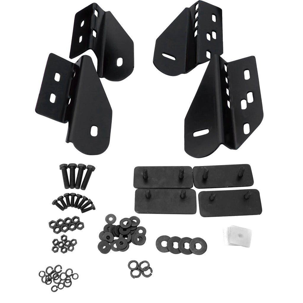 2001-2003 Ford F-150 Super Crew 3" Black Stainless Steel Side Step Nerf Bars
