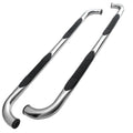 2004-2008 Ford F-150 SuperCrew Cab 3" Chrome Stainless Steel Side Step Nerf Bars
