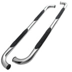2004-2008 Ford F-150 SuperCrew Cab 3" Chrome Stainless Steel Side Step Nerf Bars