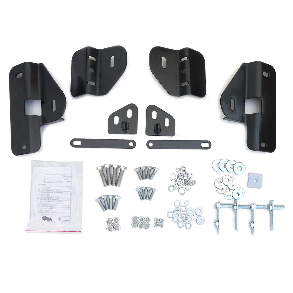 2009-2014 Ford F-150 Regular Cab 3" Chrome Stainless Steel Side Step Nerf Bars