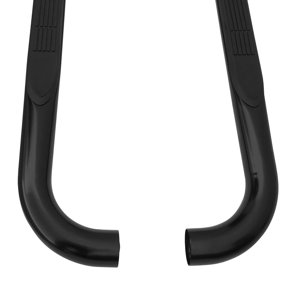 2009-2014 Ford F-150 Regular Cab 3" Black Stainless Steel Side Step Nerf Bars