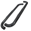 2009-2014 Ford F-150 Regular Cab 3" Black Stainless Steel Side Step Nerf Bars
