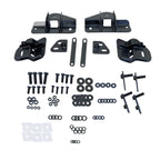2009-2014 Ford F-150 Super Cab 3" Black Stainless Steel Side Step Nerf Bars