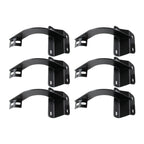 2015-2021 Ford F-150/F-250/F-350/F-450/F-550 Crew/SuperCrew Cab 3" Black Stainless Steel Side Step Nerf Bars