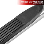 2015-2024 Ford F-150/F-250/F-350/F-450/F-550 SuperCab 3" Chrome Stainless Steel Side Step Nerf Bars