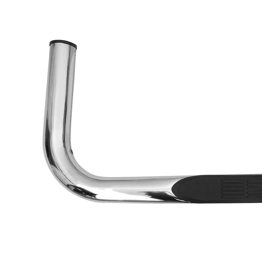 1980-1996 Ford F-150/F-250/F-350/Bronco Regular Cab 3" Chrome Stainless Steel Side Step Nerf Bars