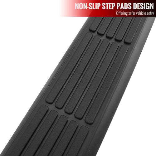 1999-2016 Ford F-250/F-350/F-450/F-550 Super Cab 3" Black Stainless Steel Side Step Nerf Bars
