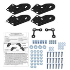 1999-2016 Ford F-250/F-350/F-450/F-550 Super Cab 3" Chrome Stainless Steel Side Step Nerf Bars