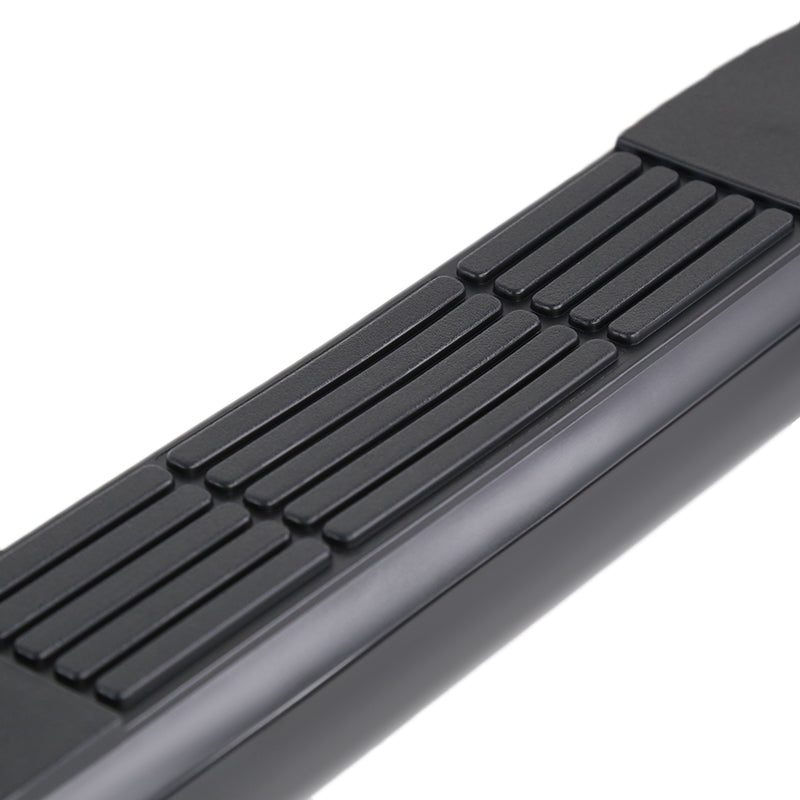 2005-2024 Nissan Frontier Crew Cab 3" Black Stainless Steel Side Step Nerf Bars