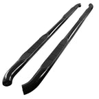 2005-2024 Nissan Frontier Crew Cab 3" Black Stainless Steel Side Step Nerf Bars