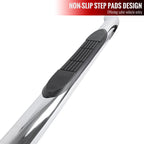 2005-2024 Nissan Frontier Crew Cab 3" Chrome Stainless Steel Side Step Nerf Bars