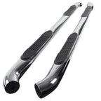 2005-2024 Nissan Frontier Crew Cab 3" Chrome Stainless Steel Side Step Nerf Bars