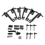 2011-2021 Jeep Grand Cherokee 3" Black Stainless Steel Side Step Nerf Bars