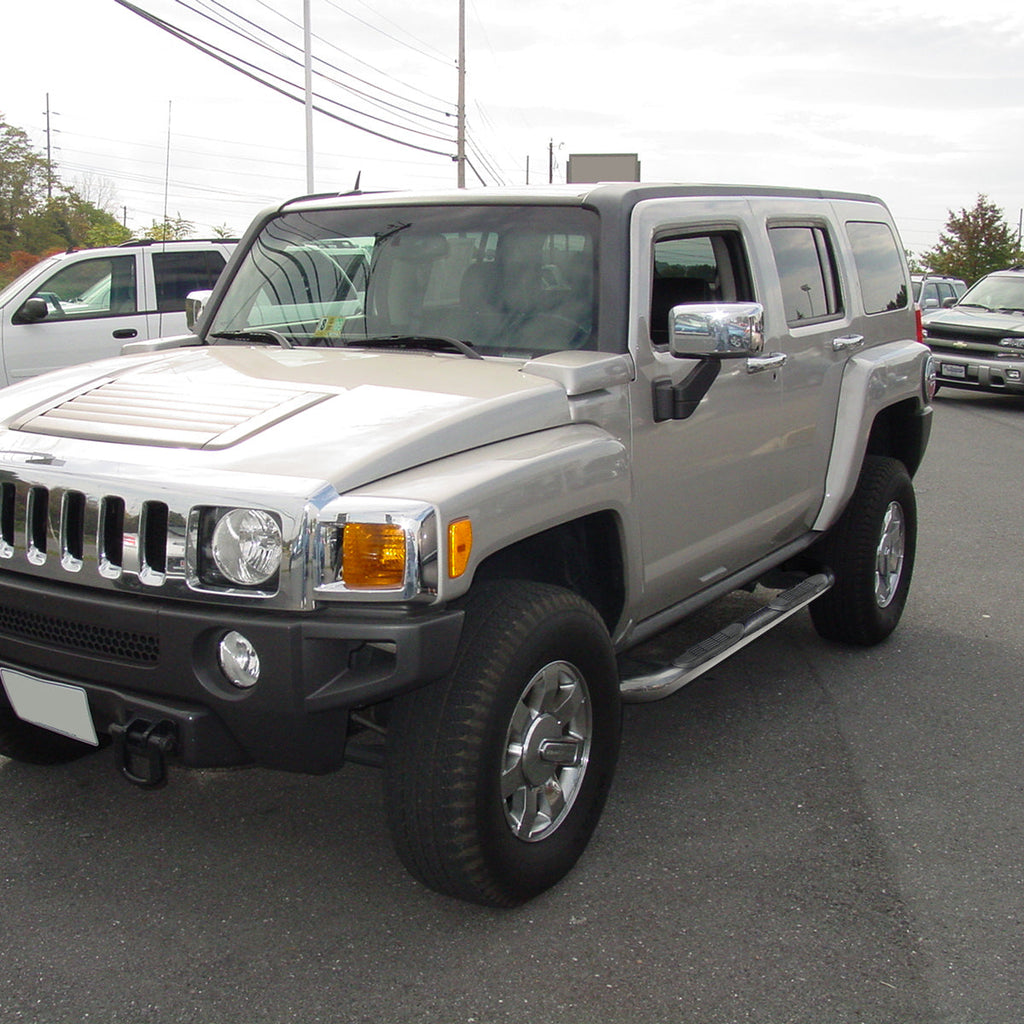 2006-2010 Hummer H3 3" Chrome Stainless Steel Side Step Nerf Bars
