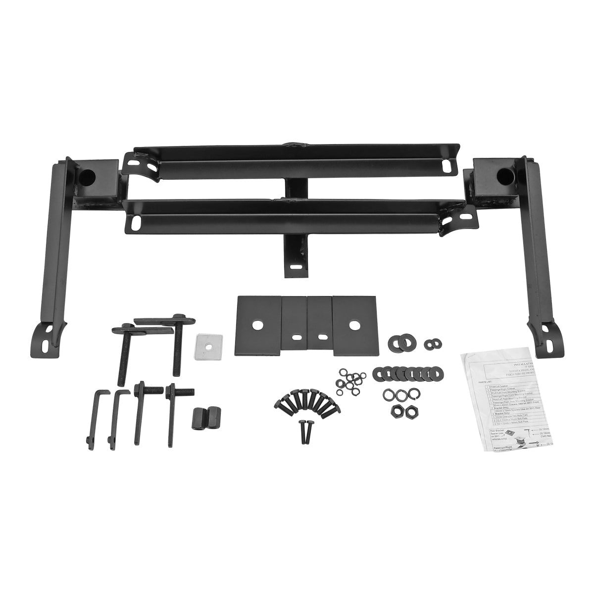 2008-2019 Toyota Highlander Chrome Stainless Steel Side Step Nerf Bars