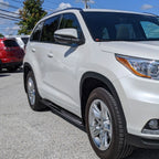 2020-2021 Toyota Highlander 3" Black Stainless Steel Side Step Nerf Bars