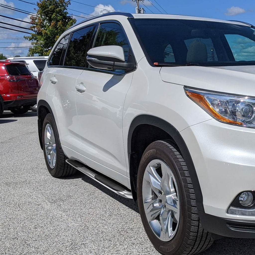 2020-2021 Toyota Highlander 3" Chrome Stainless Steel Side Step Nerf Bars