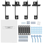 2008-2013 Jeep Liberty KK Black Stainless Steel Side Step Nerf Bars