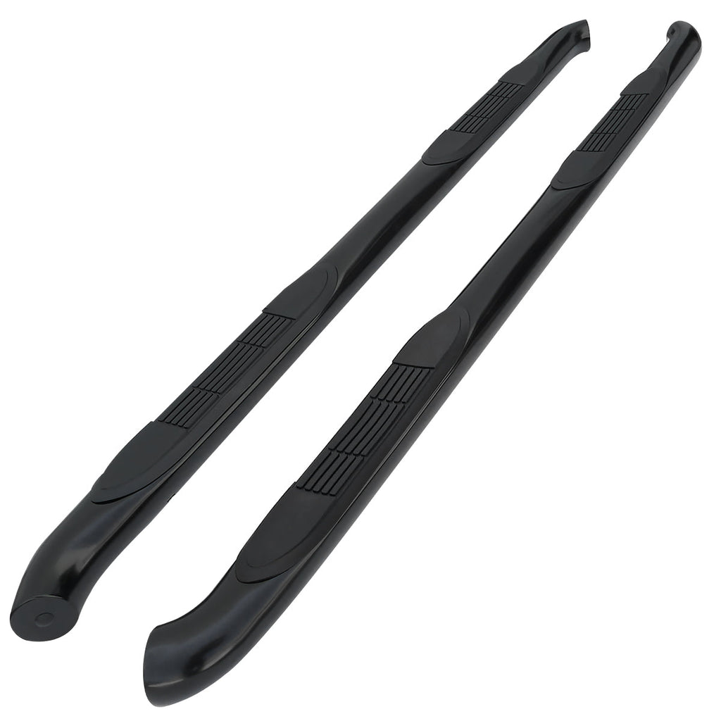 2008-2013 Jeep Liberty KK Black Stainless Steel Side Step Nerf Bars
