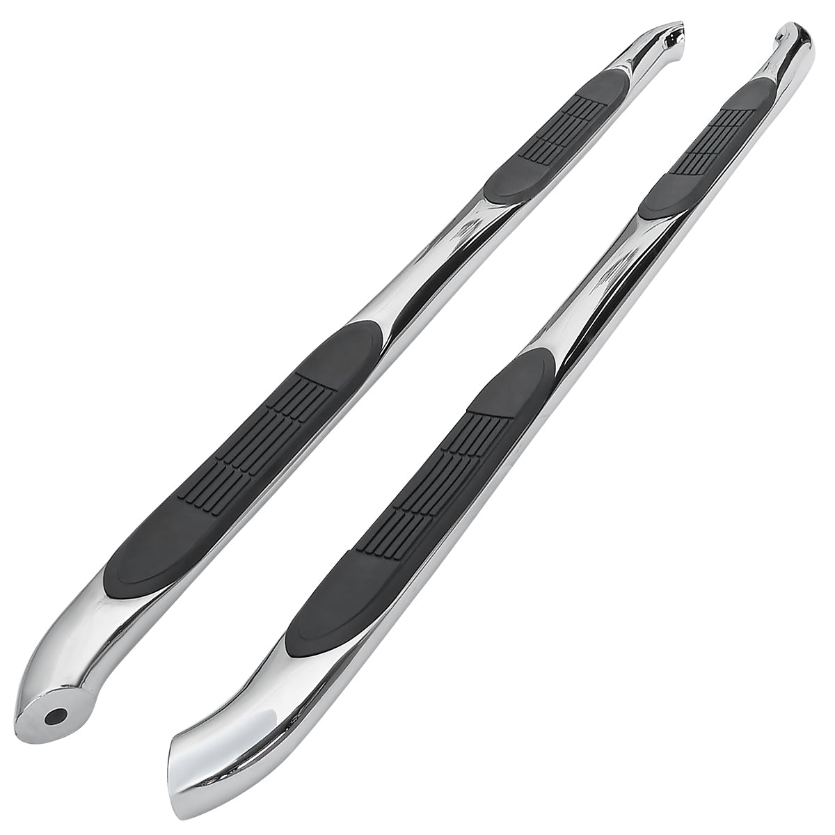 2008-2013 Jeep Liberty KK Chrome Stainless Steel Side Step Nerf Bars