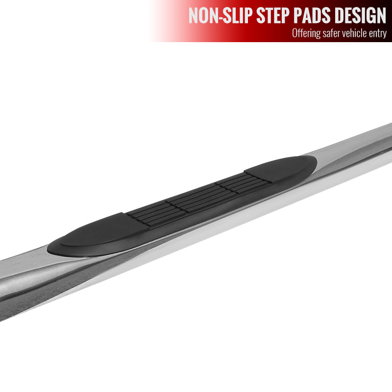 2007-2012 Dodge Nitro 3" Chrome Stainless Steel Side Step Nerf Bars