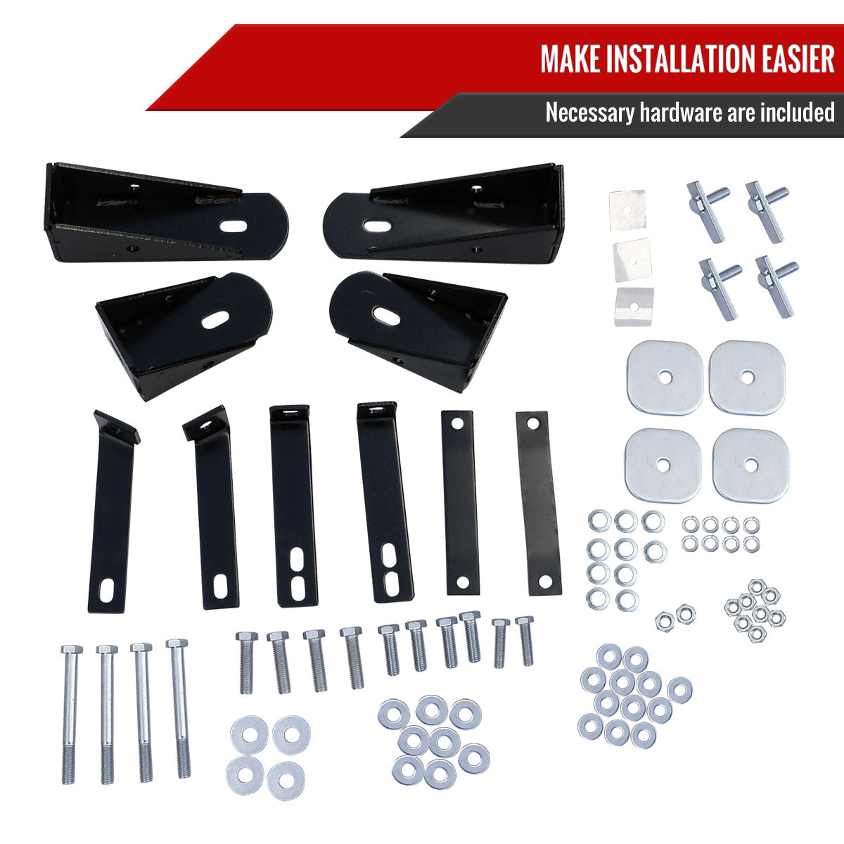 2002-2009 Dodge RAM Regular Cab 3" Chrome Side Step Nerf Bars