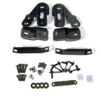 2009-2018 Dodge RAM 1500 / 2010-2024 RAM 2500 3500 4500 5500 Crew Cab 3" Black Stainless Steel Side Step Nerf Bars
