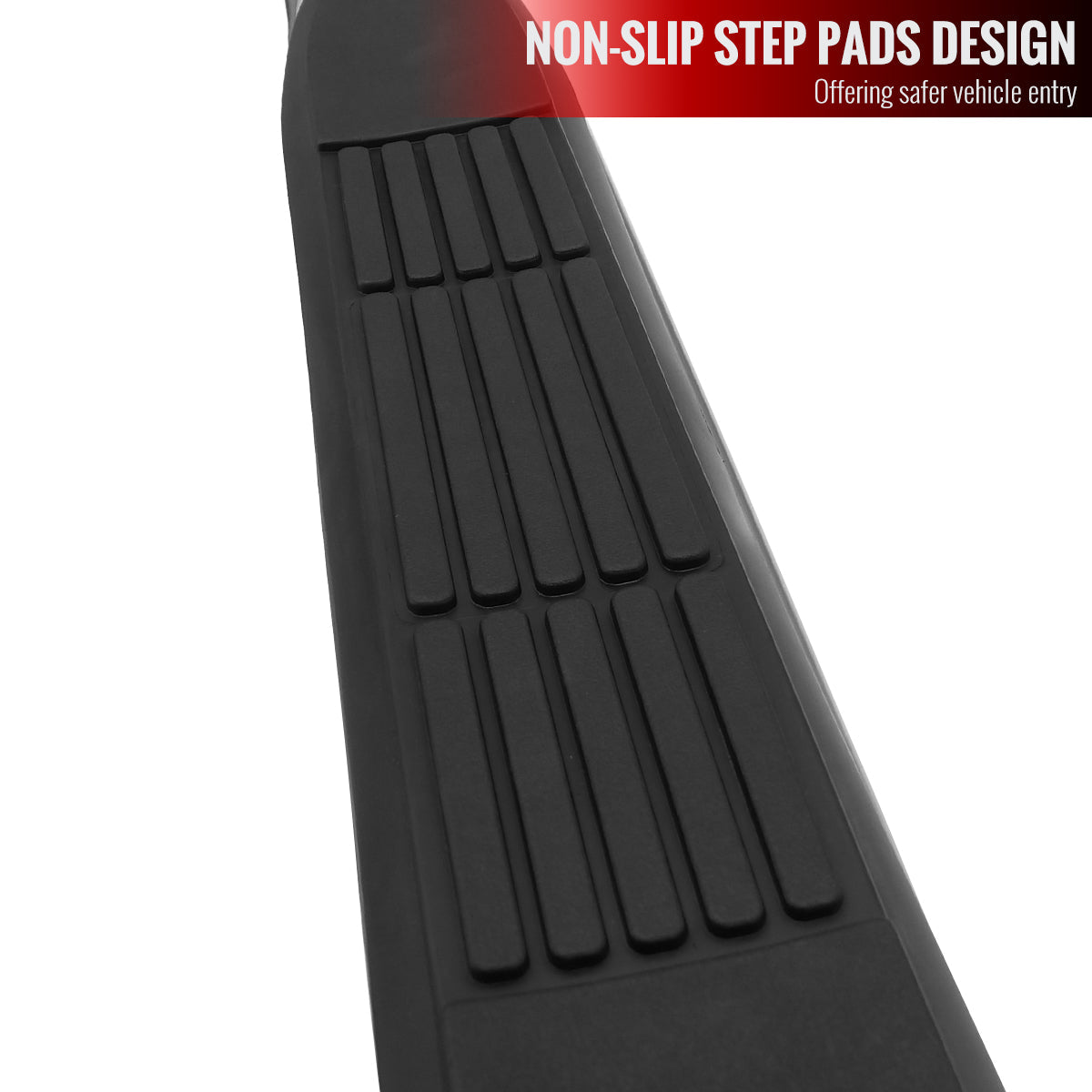 1994-2002 Dodge RAM Quad Cab 3" Chrome Stainless Steel Side Step Nerf Bars