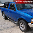 1998-2011 Ford Ranger 2DR Regular Cab 3" Chrome Stainless Steel Side Step Nerf Bars
