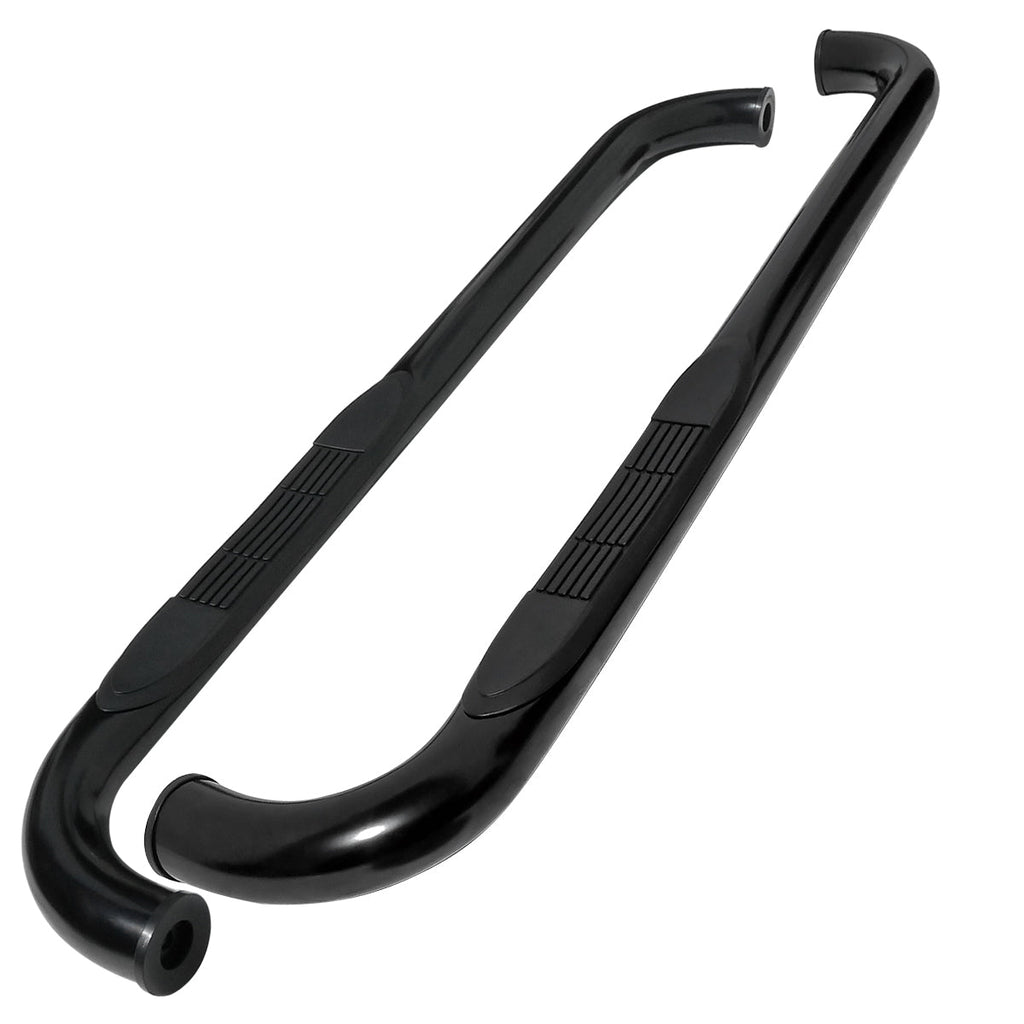 1998-2011 Ford Ranger Super Cab 3" Black Stainless Steel Side Step Nerf Bars