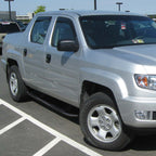 2006-2015 Honda Ridgeline Black Stainless Steel Side Step Nerf Bars