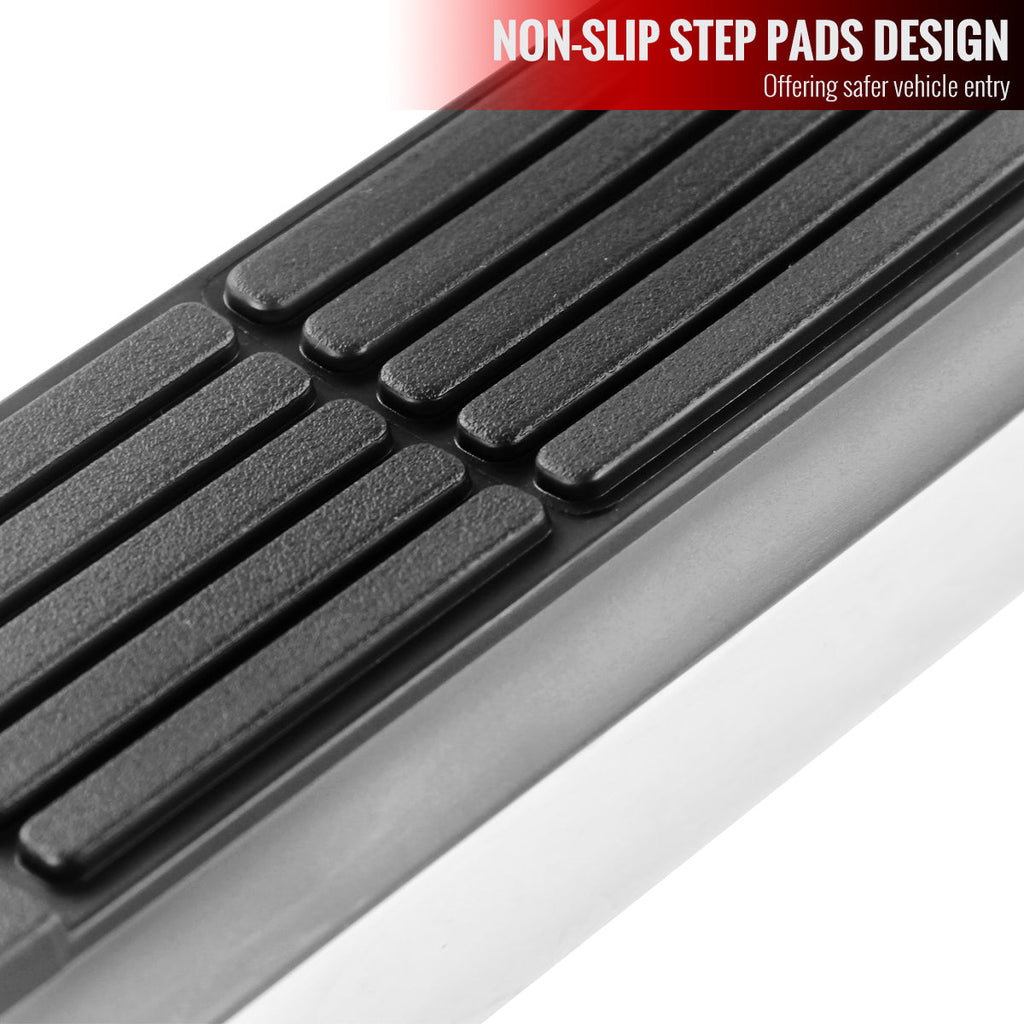2015-2024 Jeep Renegade Chrome Stainless Steel Side Step Nerf Bars