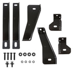 2019-2021 Chevrolet Silverado/GMC Sierra Double Cab 3" Black Stainless Steel Side Step Nerf Bars