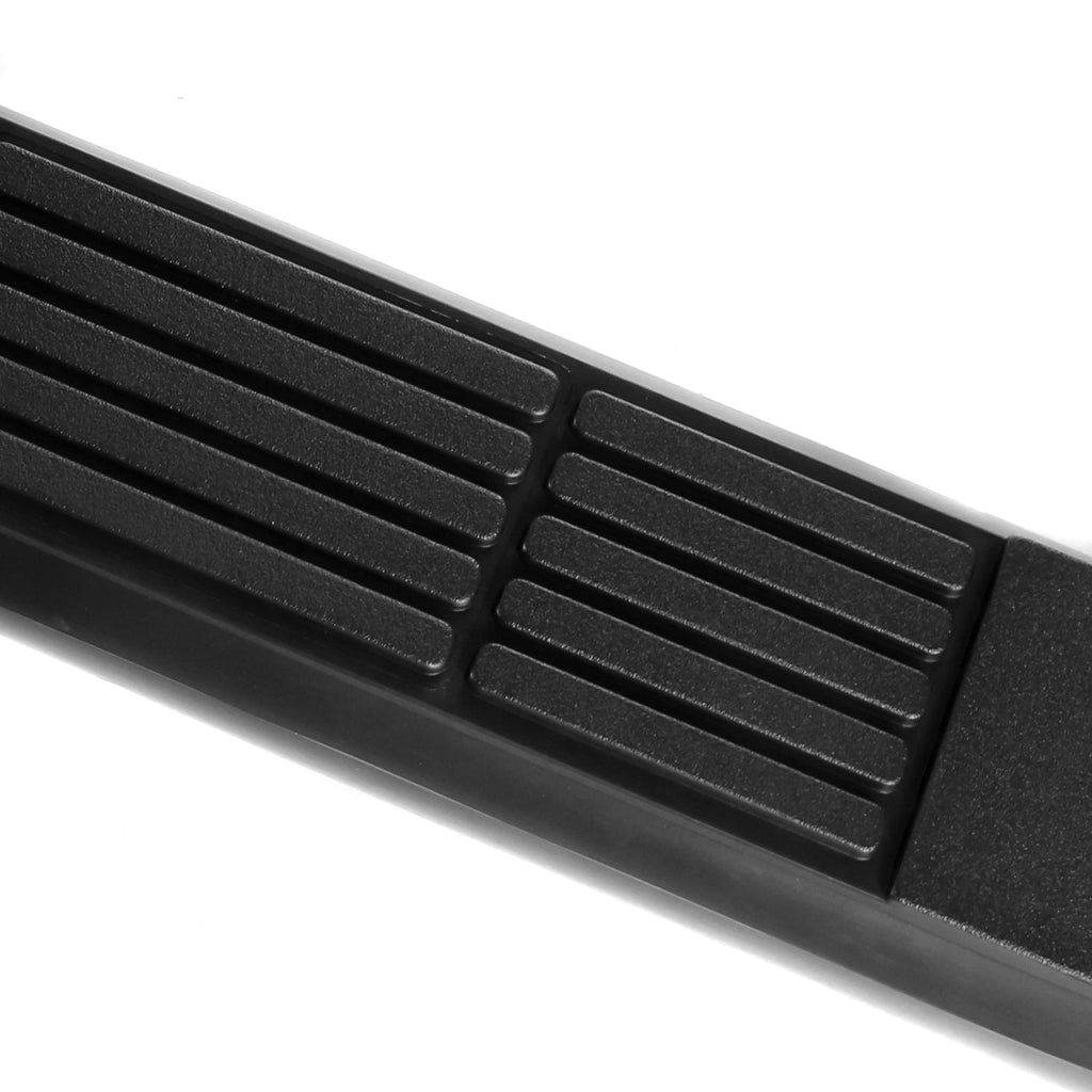 2019-2021 Chevrolet Silverado/GMC Sierra Double Cab 3" Black Stainless Steel Side Step Nerf Bars