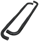 2001-2018 Chevrolet Silverado/GMC Sierra Crew Cab Black Stainless Steel Side Step Nerf Bars