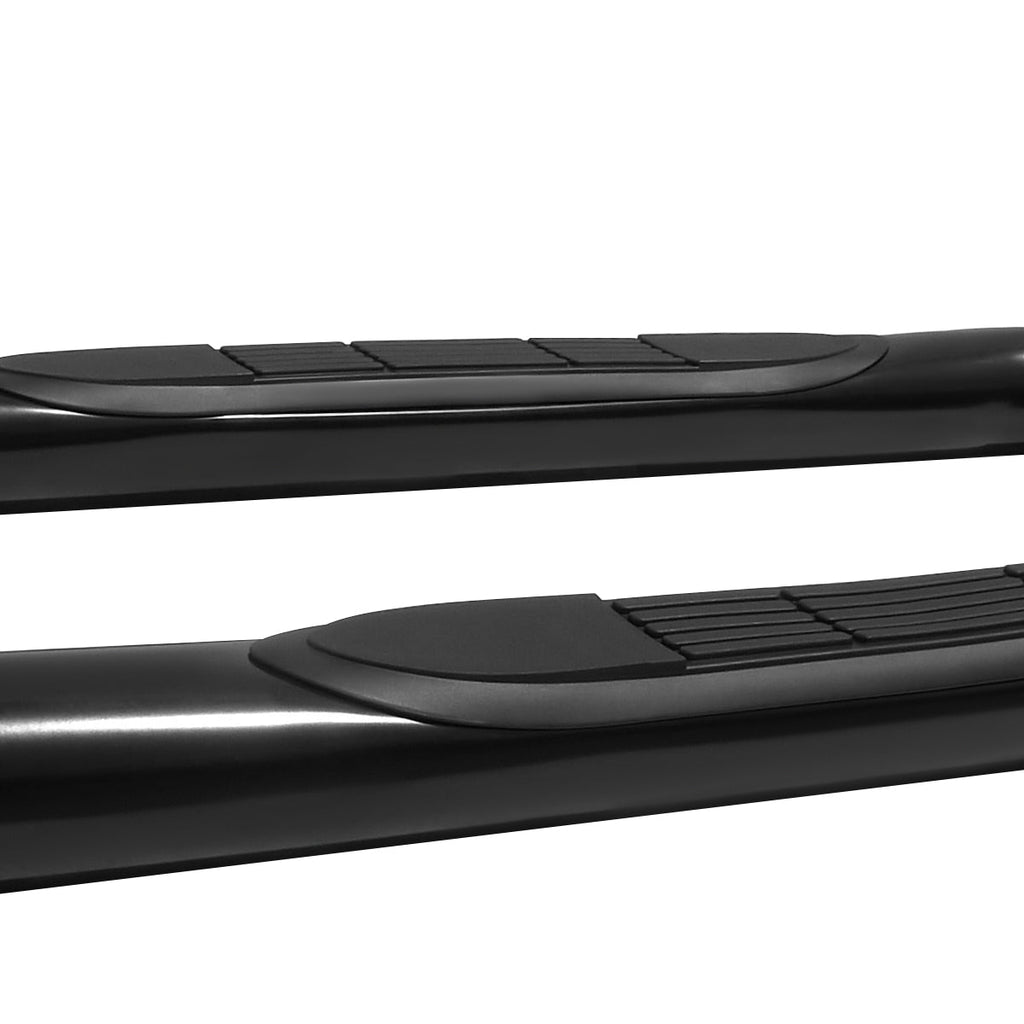 1999-2018 Chevrolet GMC Silverado/Sierra 1500/2500/3500 Regular Cab 3" Black Stainless Steel Side Step Nerf Bars