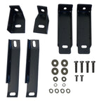 1999-2018 Chevrolet Silverado/GMC Sierra Extended/Double Cab Black Stainless Steel Side Step Nerf Bars